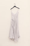 marc le bihan silk slip dress 2107 GRIS PERLE pearl grey